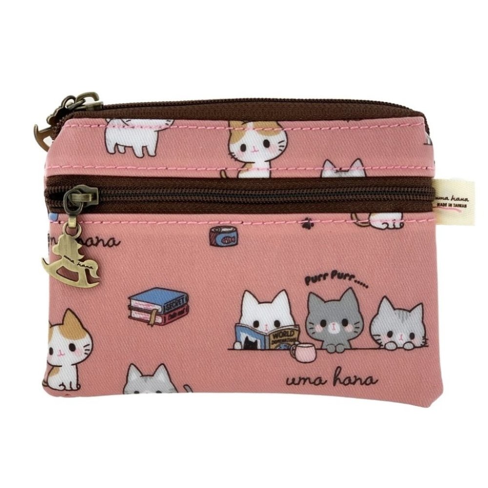 Waterproof Cat Coin Purse Keychain Pouch Holder